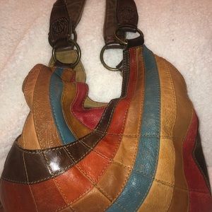 Lucky brand leather hobo bag, purse